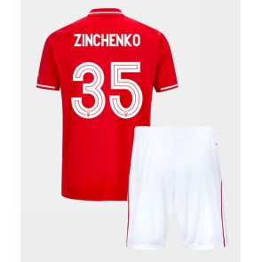 Billiga Nottingham Forest Oleksandr Zinchenko #35 Hemmatröja Barn 2025-26 Kortärmad (+ Korta byxor)